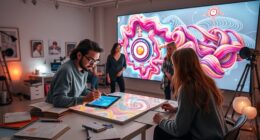 artists and writers collaborate with ai