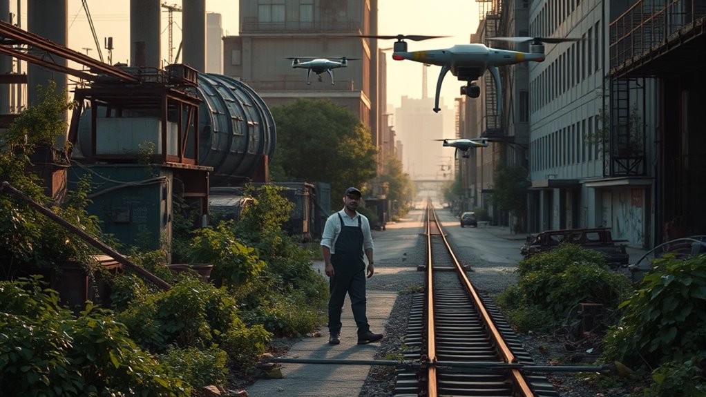 automation displaces and creates