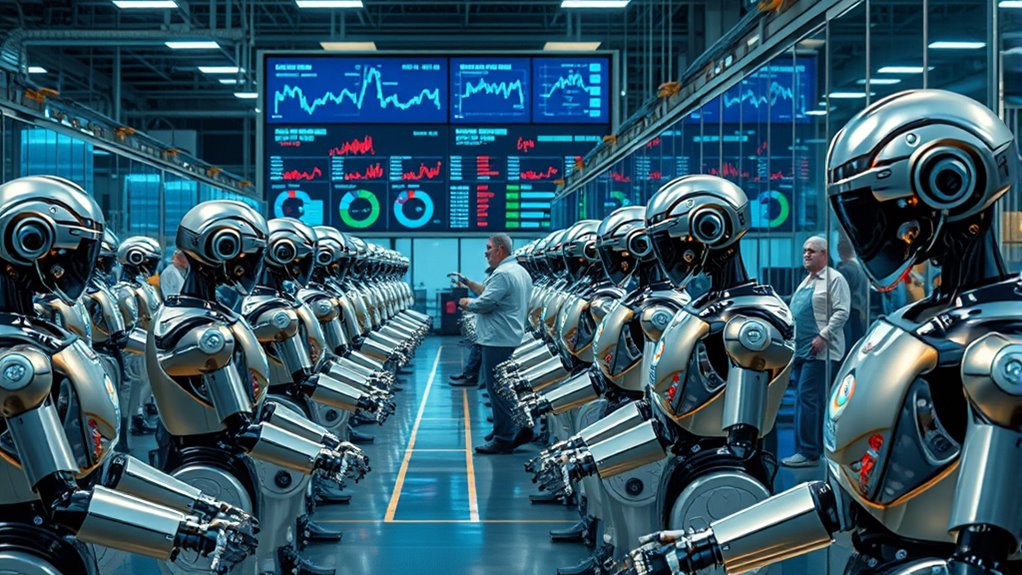 robots displace jobs widen inequality
