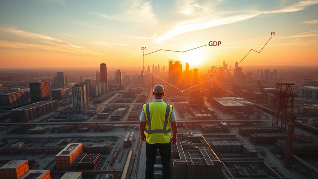 job cuts vs gdp growth