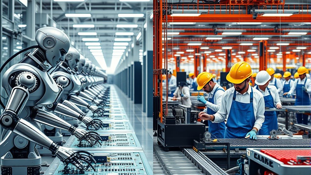 robots boost manufacturing productivity