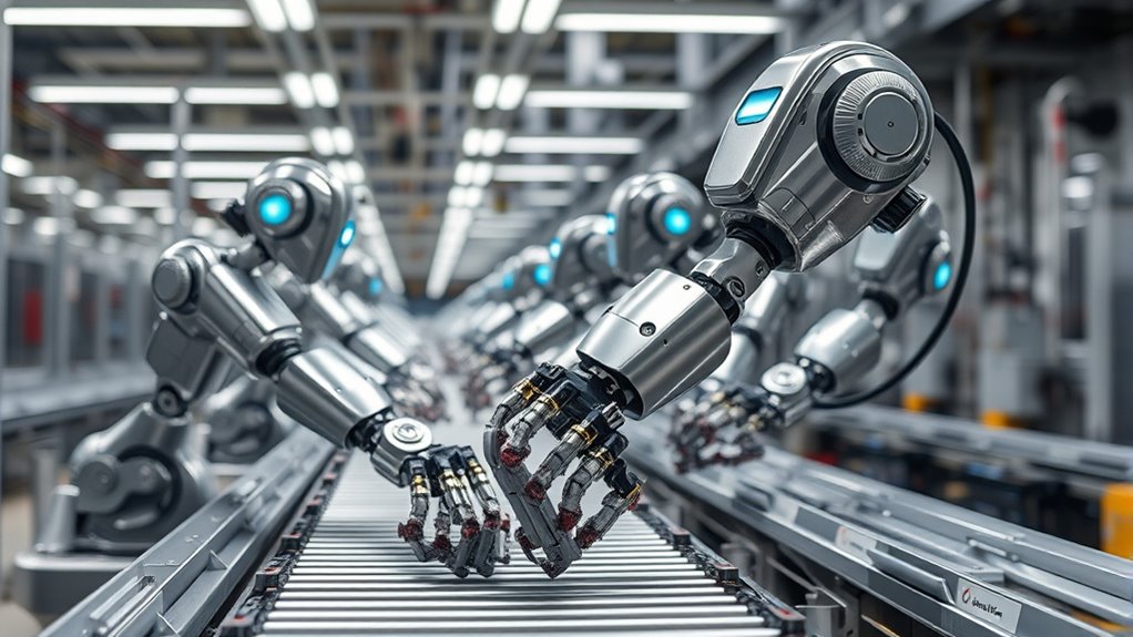 robots in manufacturing factories