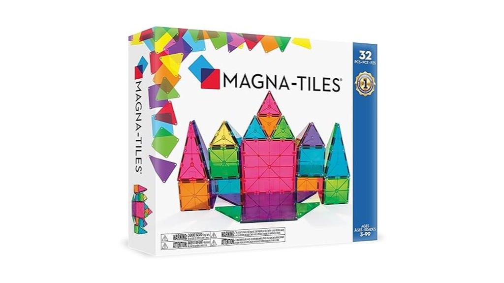 32 piece magnetic building set