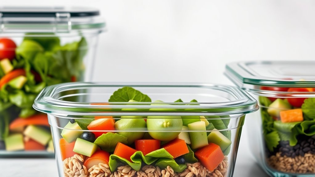 durable leak proof glass containers