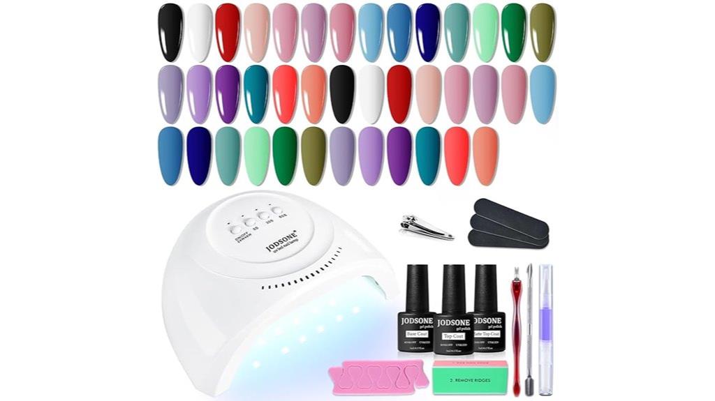 gel polish kit with uv light