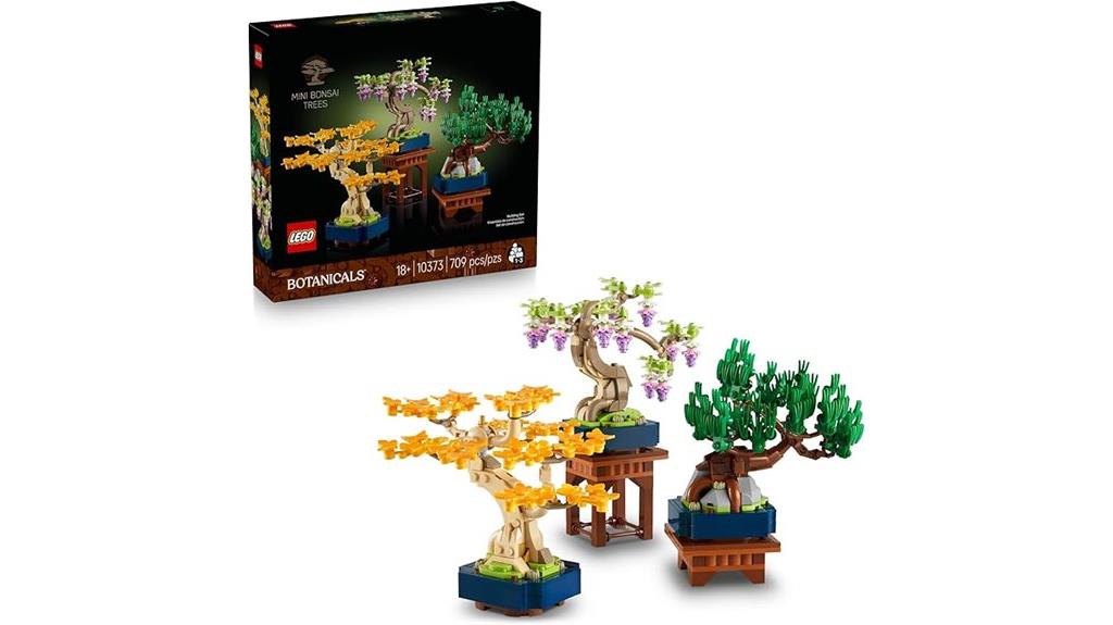 miniature lego bonsai trees