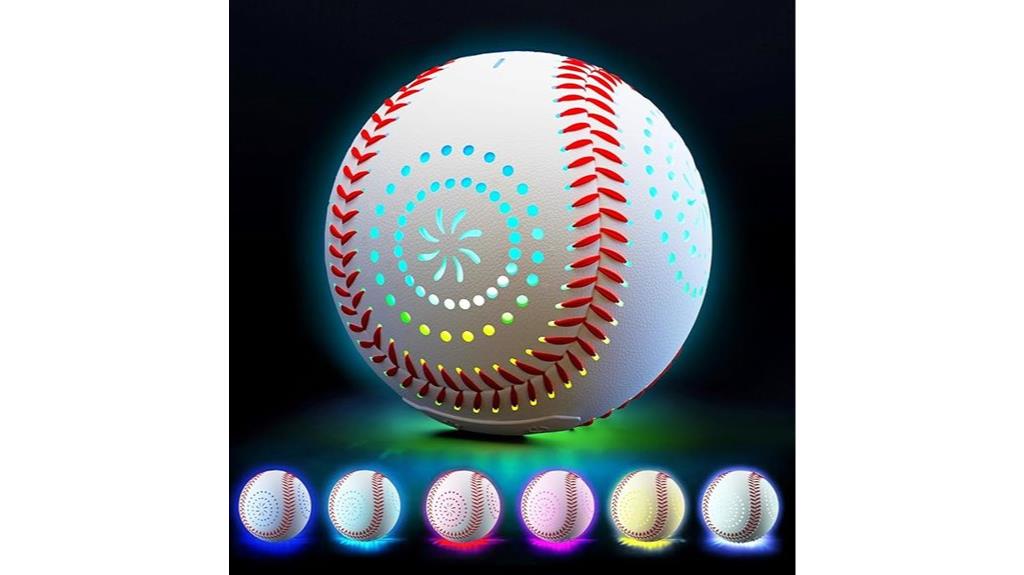 rechargeable led baseball modes