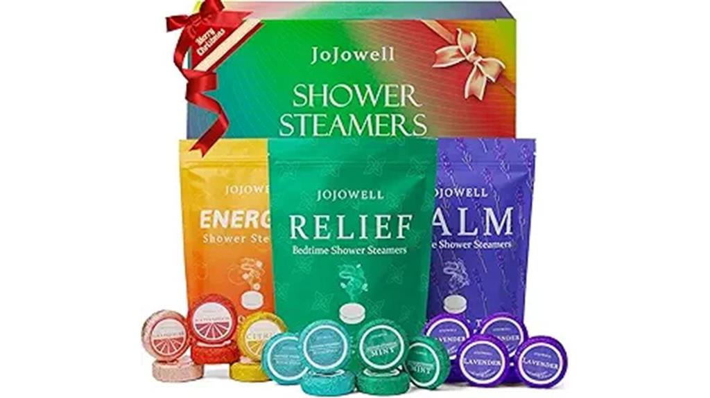 relaxing shower steamers pack