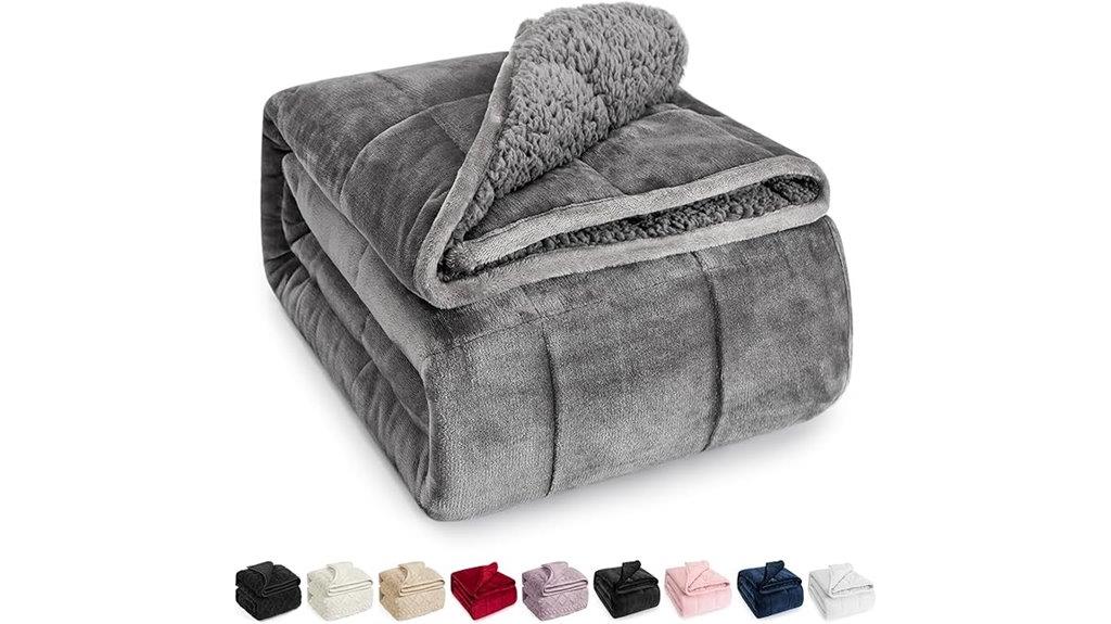sherpa fleece adult blanket