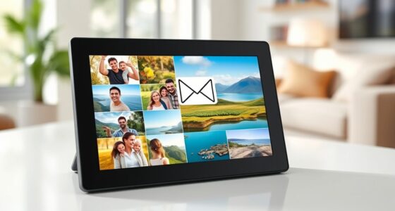 top email enabled digital frames