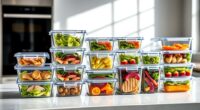 top glass food storage options