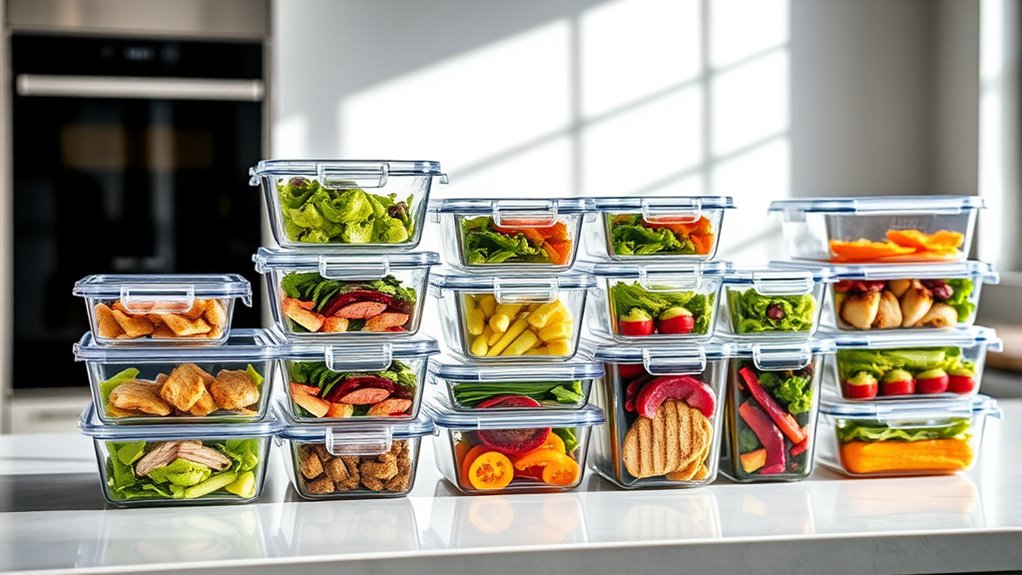 top glass food storage options