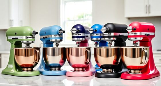 top kitchenaid mixer colors