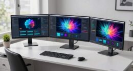 ai workers multi screen setups