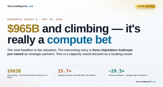 How Anthropic's Series H Raises the Stakes in AI Compute Investment