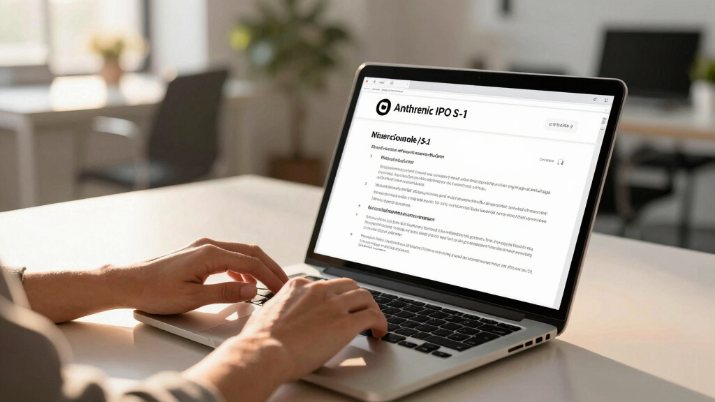 The Anthropic IPO Disclosure Document: What the S-1 Has to Say Before October