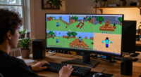 Four Gemini 4 Argon Agents Beat Minecraft Without Any Human Help